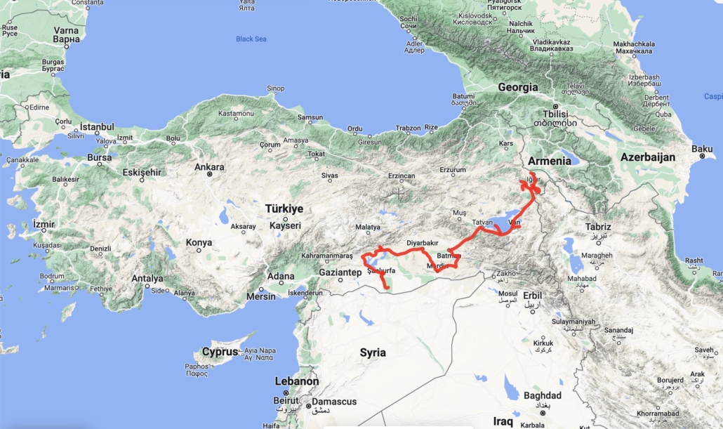Patriarchs Tour from Noah's ark to Job, Abraham and Jacob. Eastern and Southeastern Turkey.